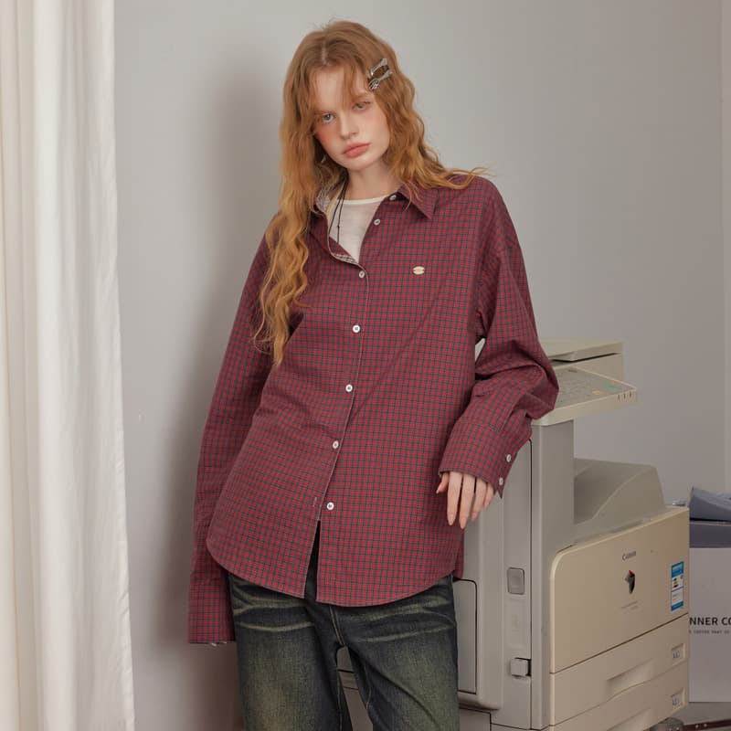 Блузка UNIFREE Red Женские Рубашки - изображение 7