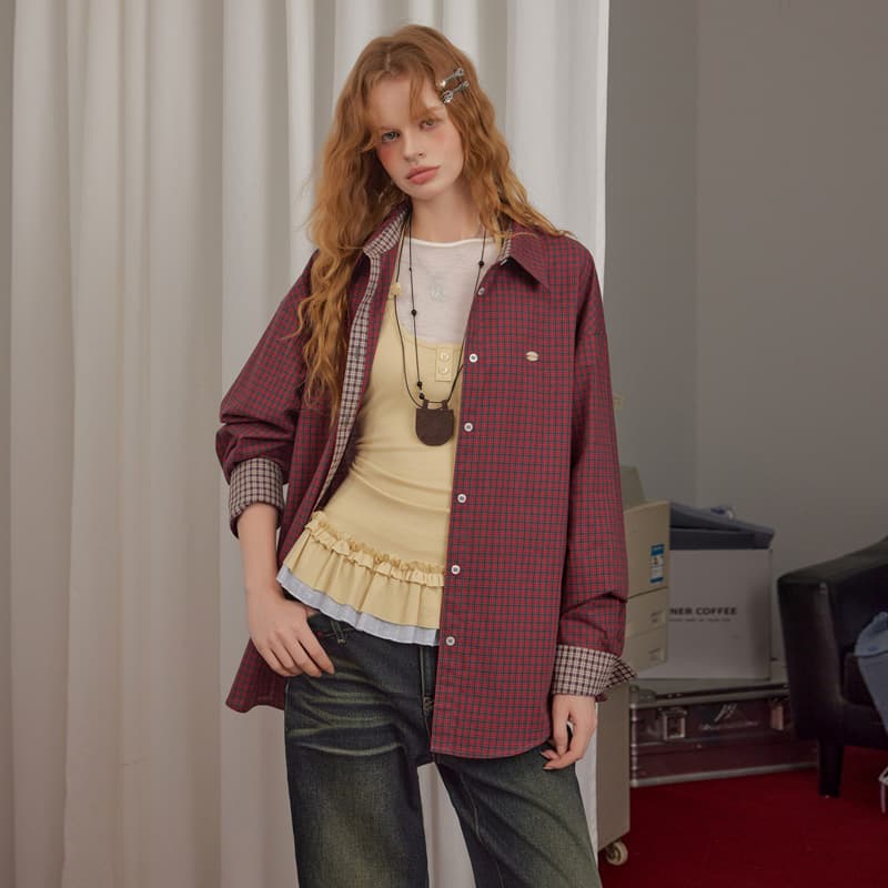 Блузка UNIFREE Red Женские Рубашки - изображение 3