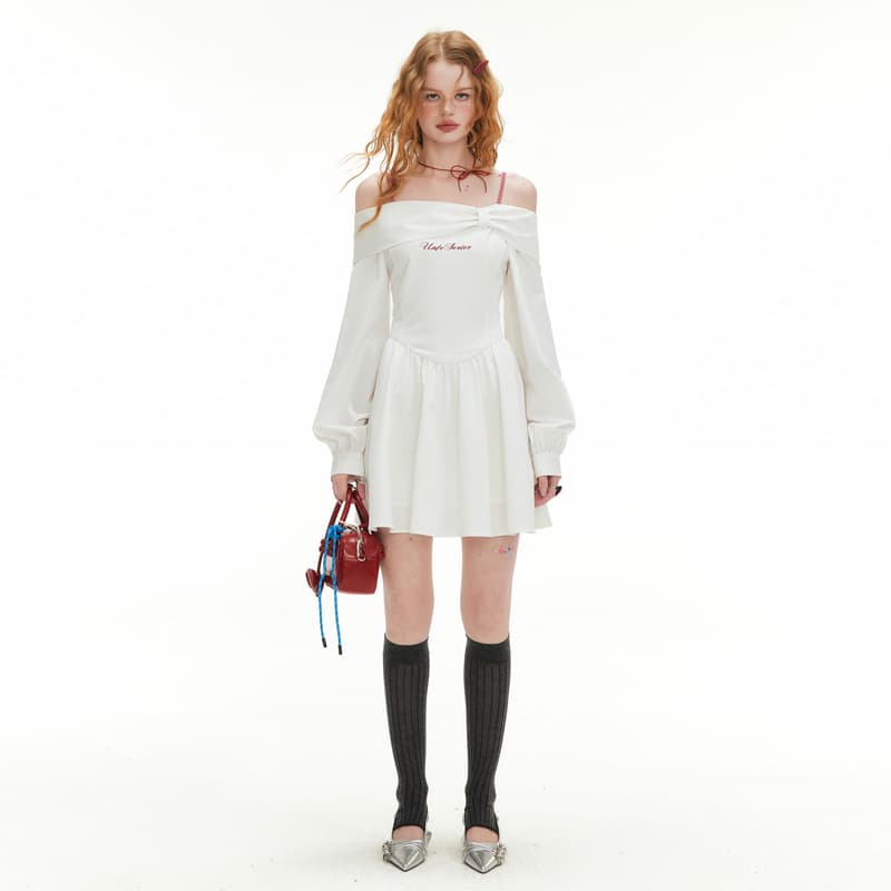 Платье UNIFREE Длинное платье с длинными рукавами для женщин - изображение 11