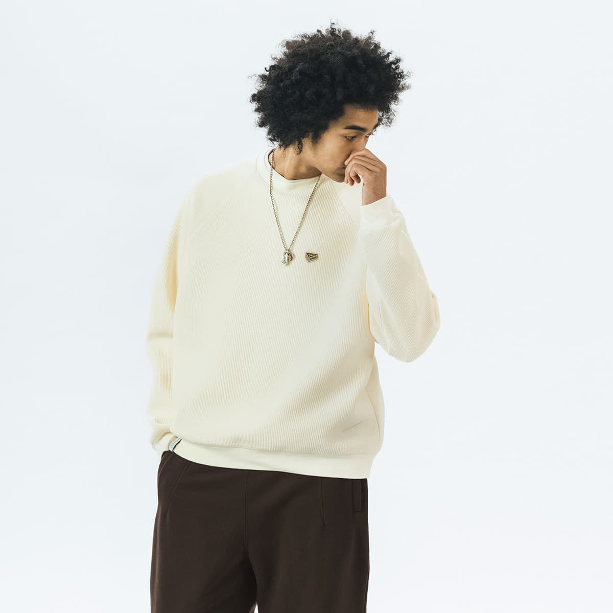 Кофта 714STREET Waffle Crewneck Sweatshirt - изображение 5