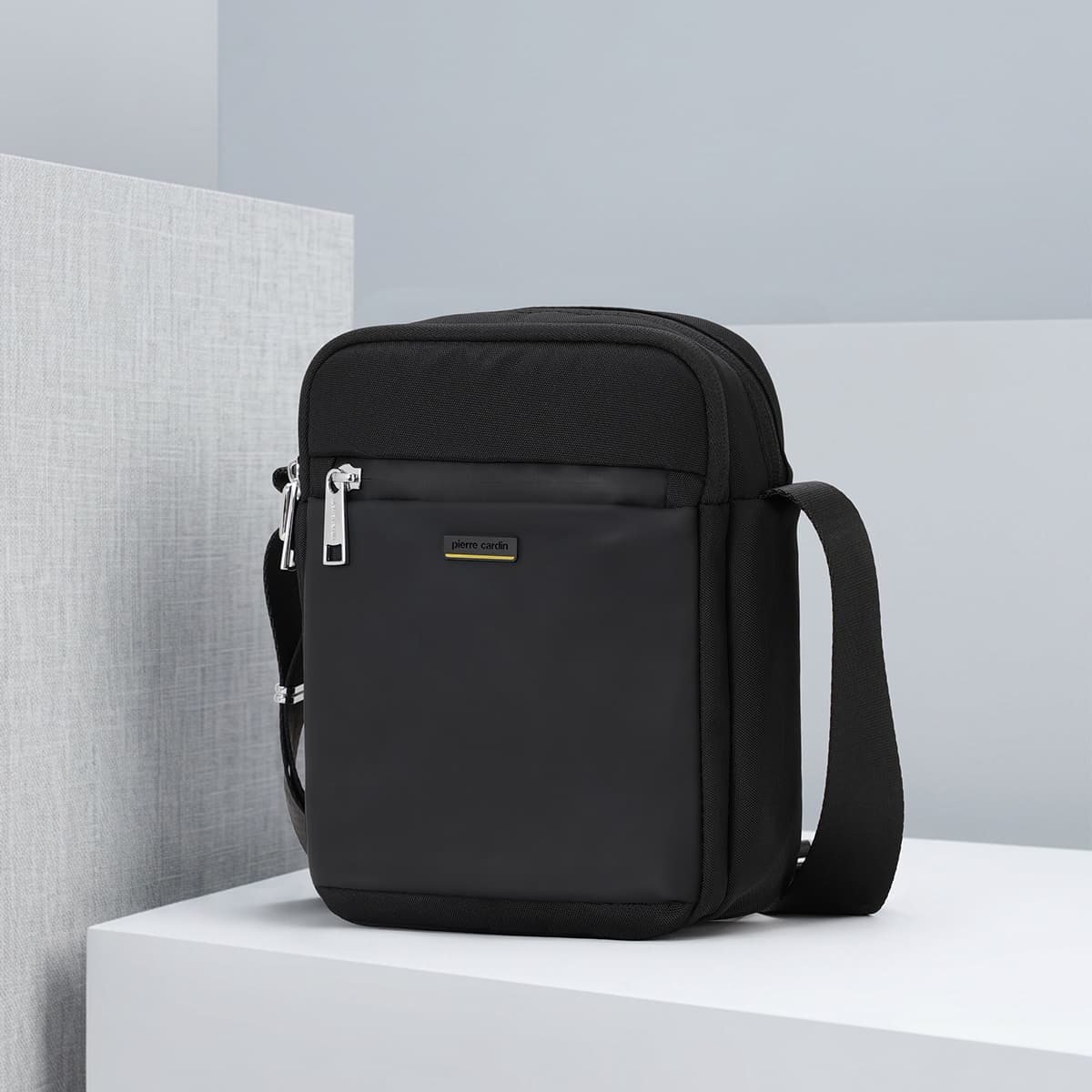 Сумка через плечо PIERRE CARDIN Crossbody сумки Мужские Черные - изображение 4