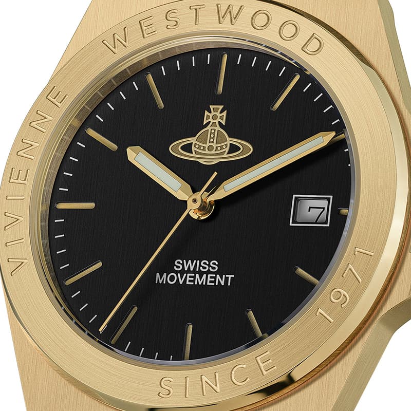 Механические часы Vivienne Westwood Часы с ремешком на запястье кварцевый механизм нержавеющая сталь шнуровка черный циферблат - изображение 5