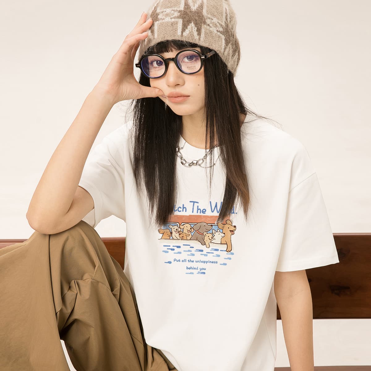 Футболка MINISO vintage T - изображение 3