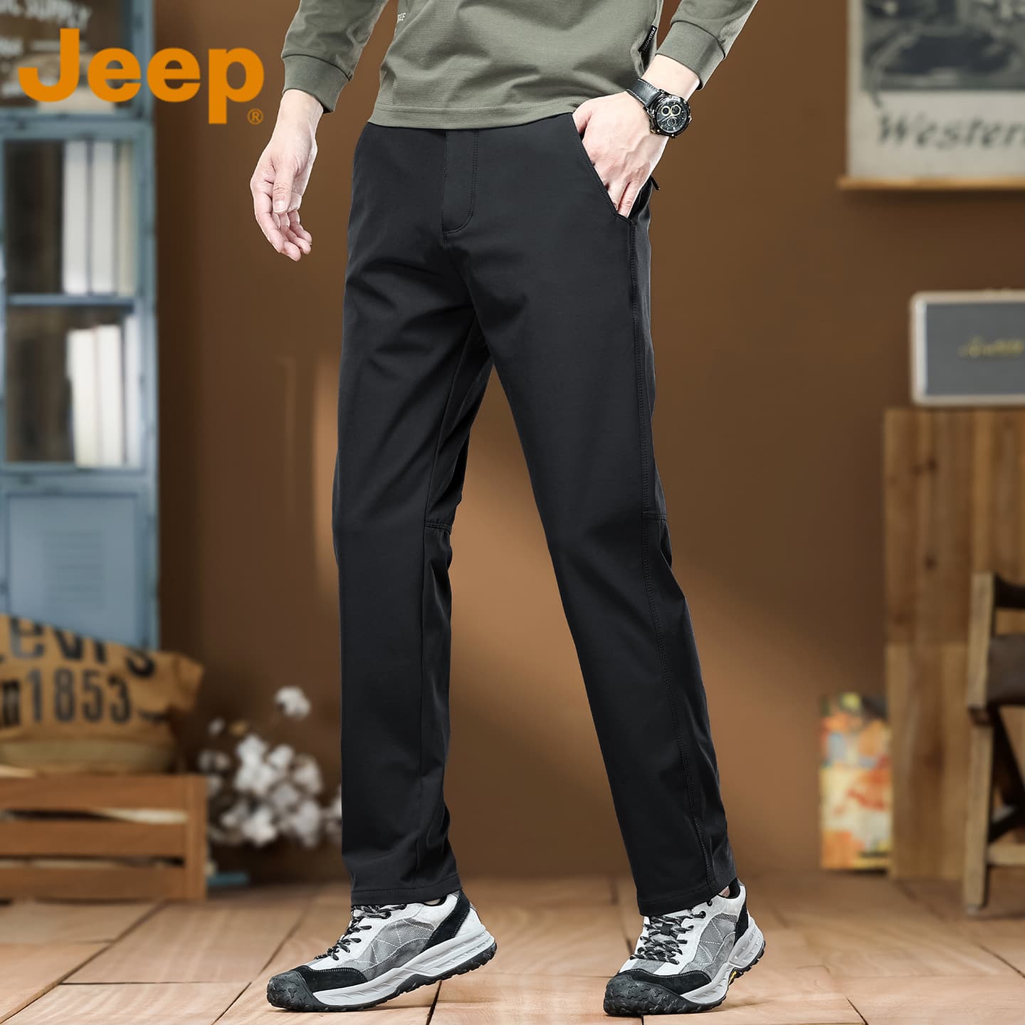 Штаны Jeep Leisure Collection Повседневные штаны Унисекс - изображение 4