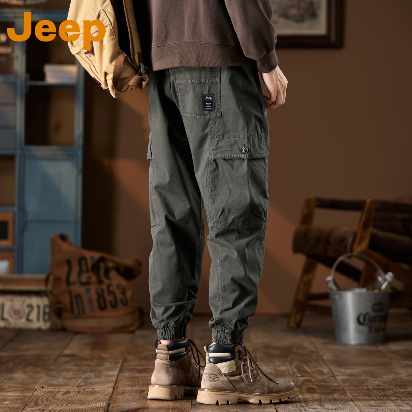 Штаны Jeep Мужские Карго Брюки - изображение 5