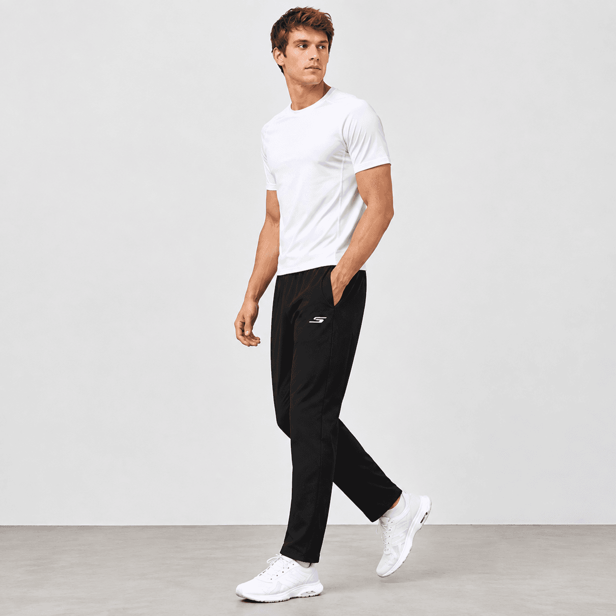 Спортивная одежда Skechers Угольно-черный Унисекс Спортивные брюки - изображение 3