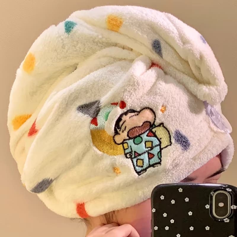Crayon Shinchan Практическое Полотенце Банное Полотенце Трехкомпонентный Набор Магия Цвет - изображение 3