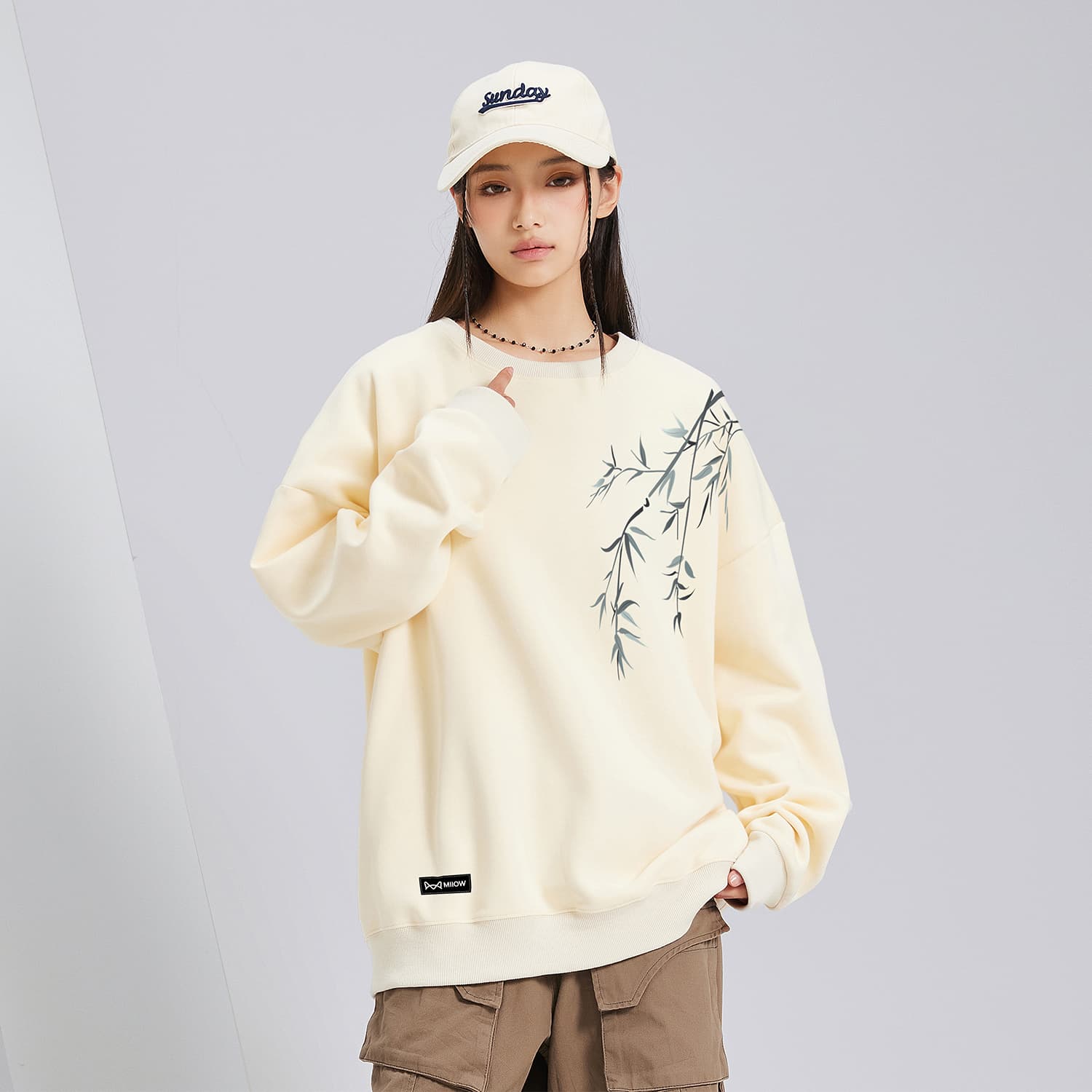 Кофта MIIOW Bamboo Leaf Sweatshirt - изображение 3