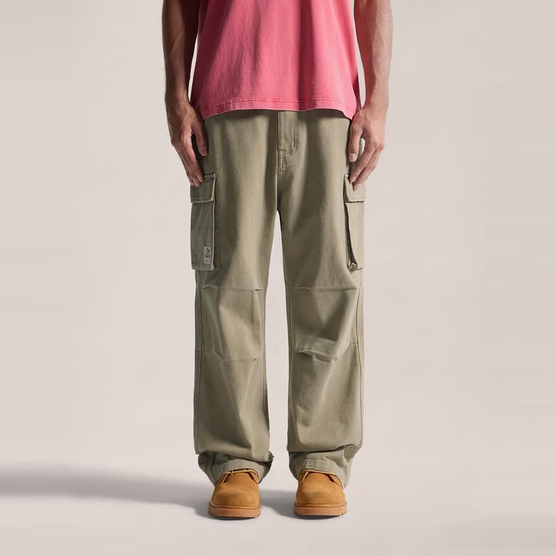 Штаны Evisu Абрикос Мужской Брюки карго - изображение 4