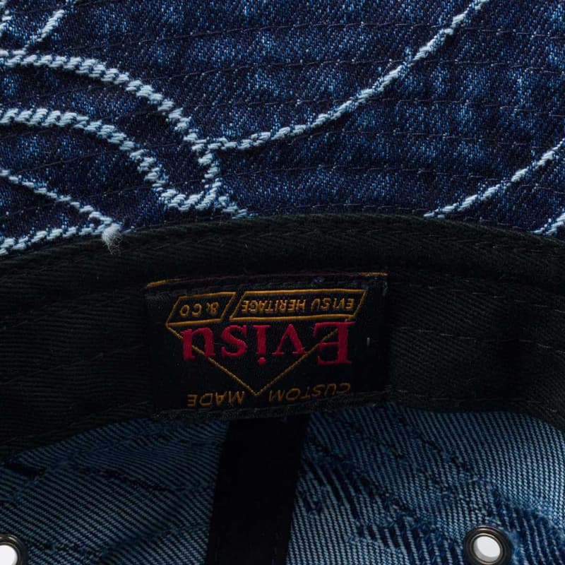Панама Evisu Cotton Bucket Hats Мужской - изображение 8