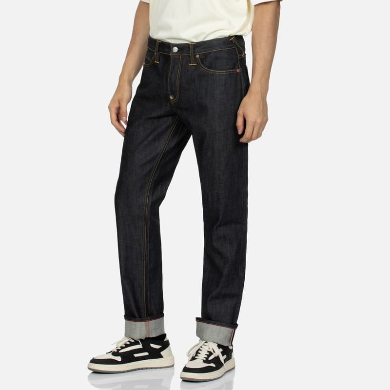 Штаны EVISU AW23 Denim Blue - изображение 3