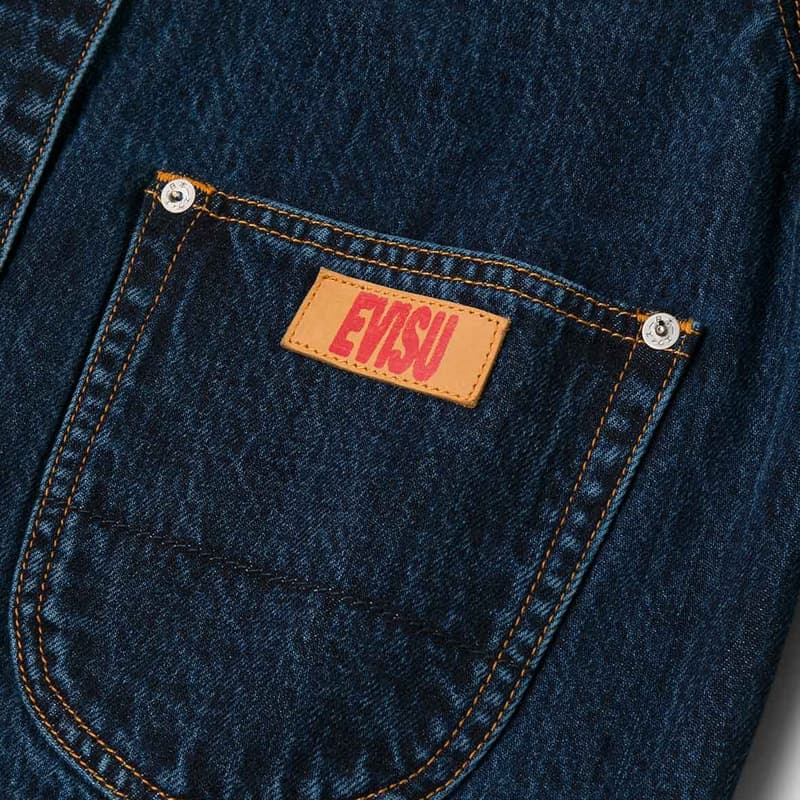 EVISU Джинсовый синий Женские Джинсовые куртки - изображение 7