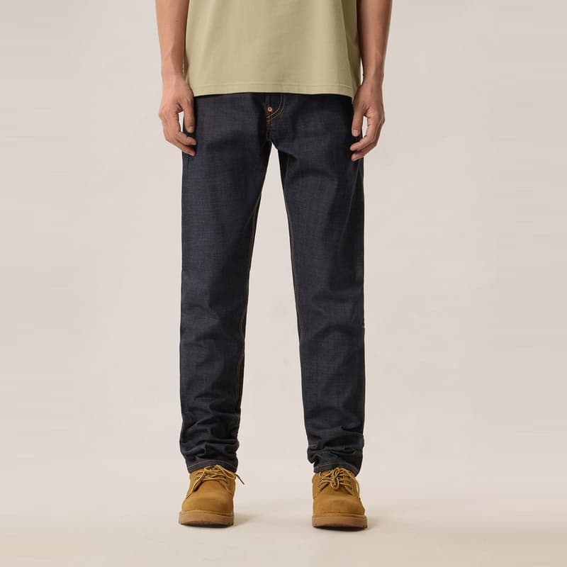 Штаны EVISU Джинсовый Синий Мужские Джинсы - изображение 4