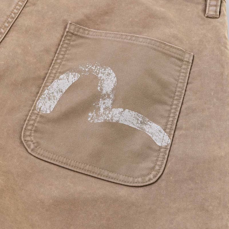 Штаны EVISU Мужские Карго Брюки - изображение 7