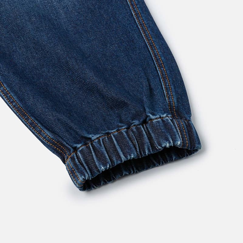 Штаны EVISU Джинсовый Синий Мужские Джинсы - изображение 6