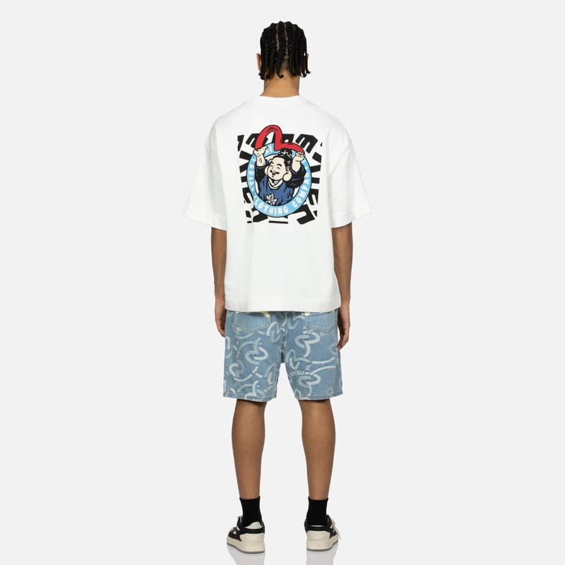 Джинсовые шорты EVISU SS24 - изображение 5