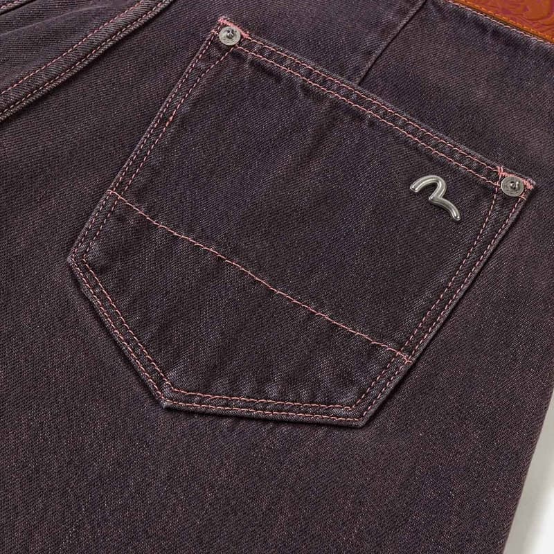 Джинсы EVISU Denim Черные Женские Джинсы - изображение 3