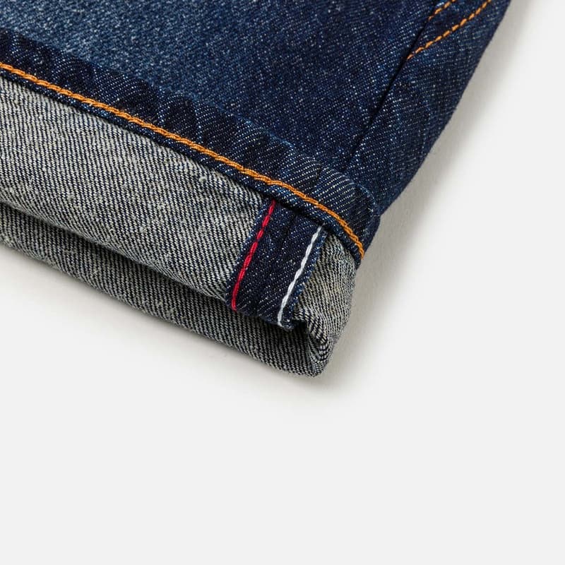 Джинсовые шорты EVISU Джинсовые синие мужские джинсовые шорты - изображение 8