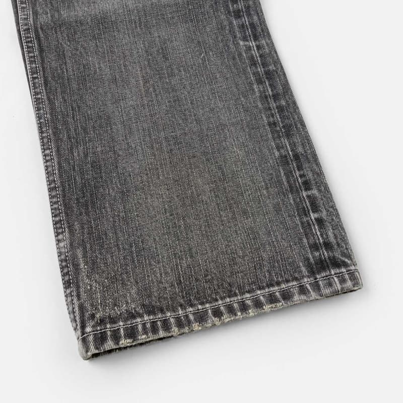 Штаны EVISU Denim Черные Мужские Джинсы - изображение 6