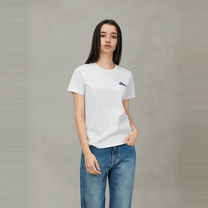 Футболка EVISU SS25 Женские T-рубашки - изображение 4