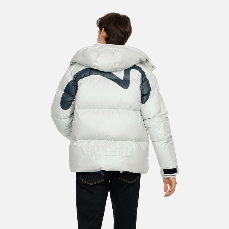 Зимняя куртка EVISU Silver Grey Down Jacket - изображение 4