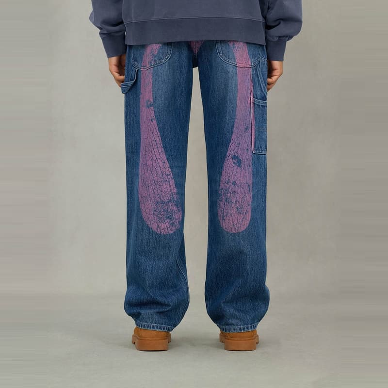 Штаны EVISU New Vintage 2025 Осенние Джинсы Мужские - изображение 3