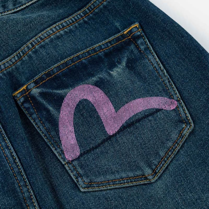 Evisu Джинсовый синий Женские Джинсовые мини юбки - изображение 5