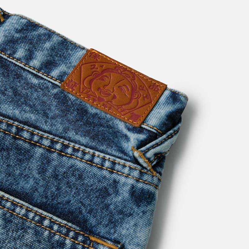 Джинсы EVISU Джинсовый Синий Женские Джинсы - изображение 6
