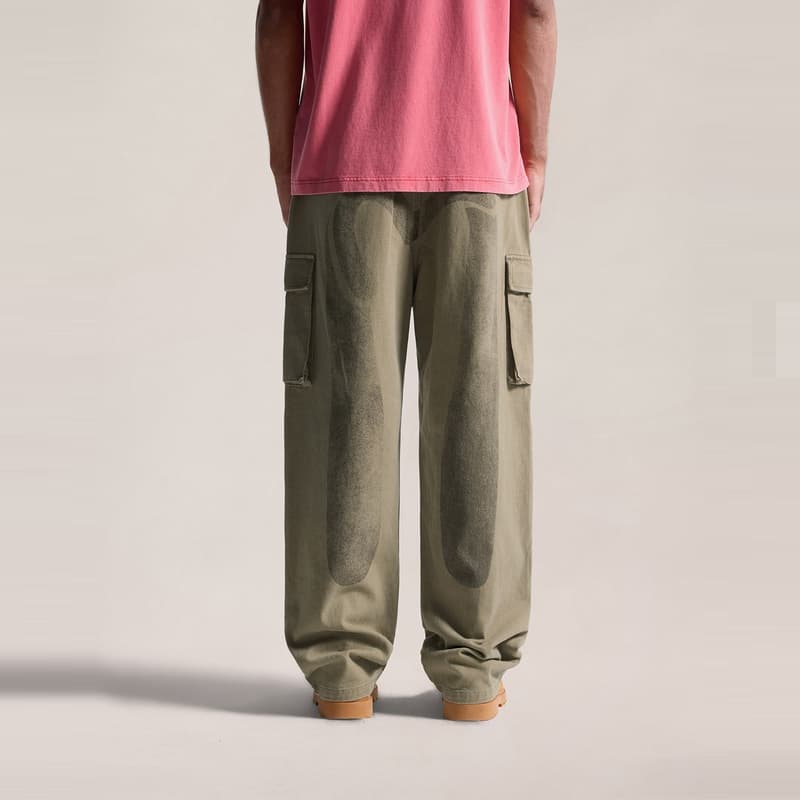 Штаны Evisu Абрикос Мужской Брюки карго - изображение 3