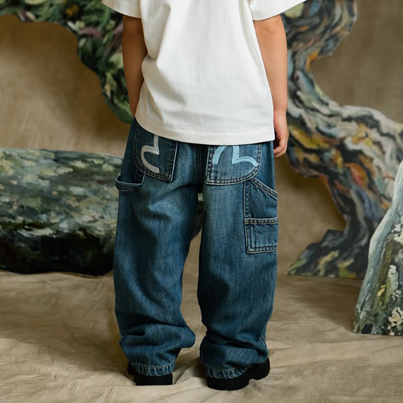 EVISU Джинсовый синий Kids Джинсы - изображение 3