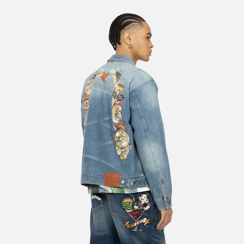 Джинсовая куртка EVISU SS24 - изображение 3