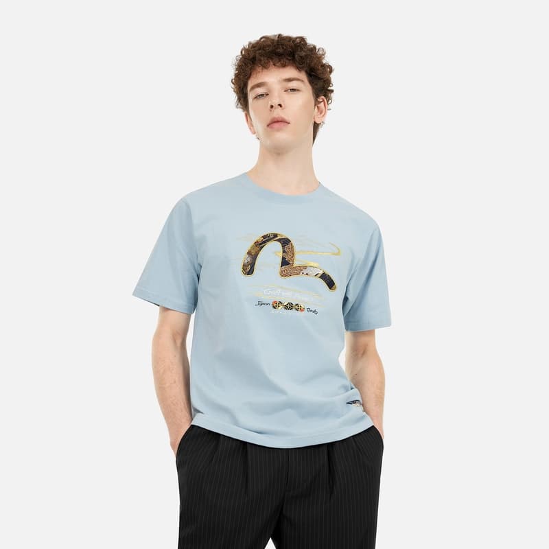 Футболка EVISU Seagull Embroidery Tee - изображение 3