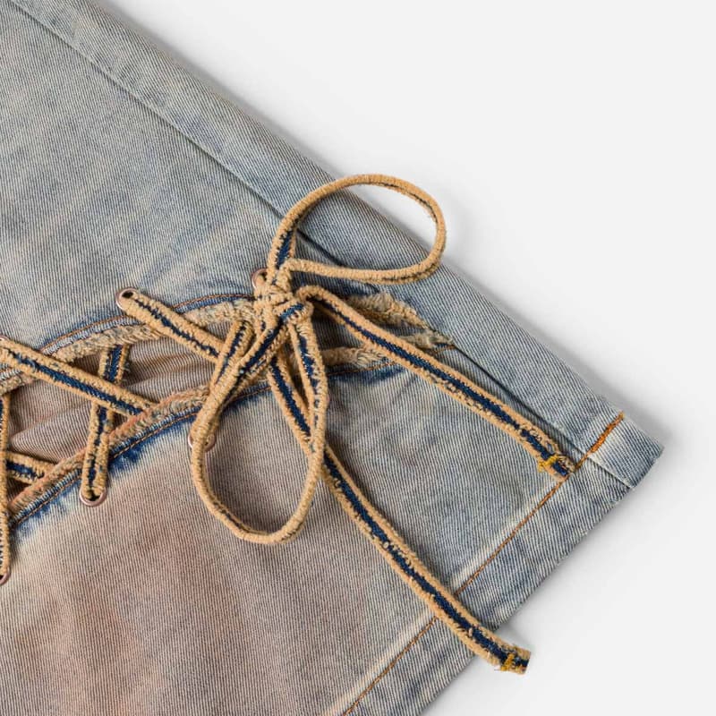 EVISU Джинсовые короткие юбки для женщин - изображение 8