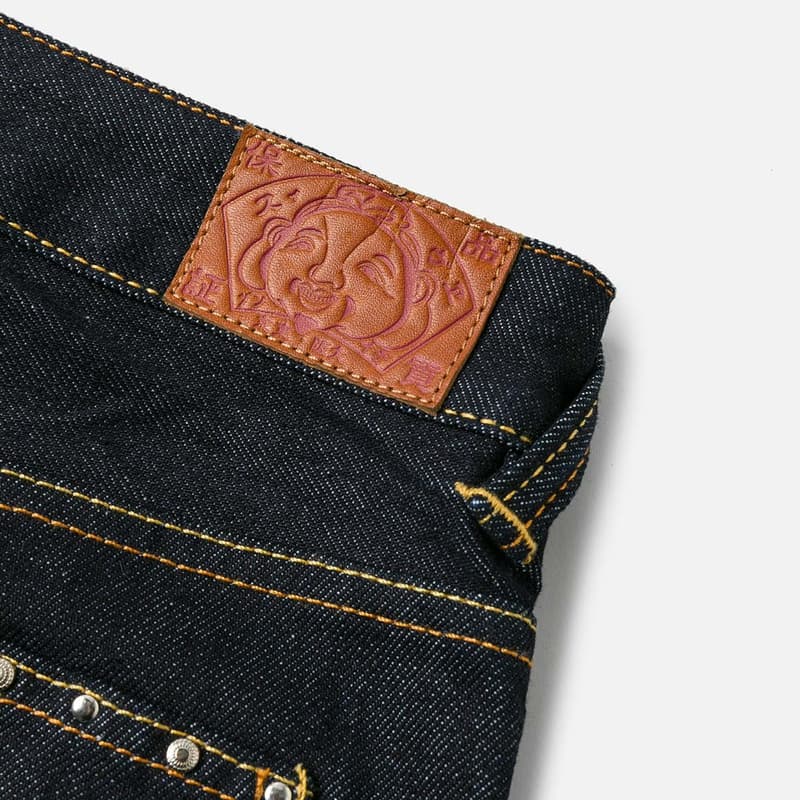 Джинсы EVISU Джинсовый Синий Женские Джинсы - изображение 7