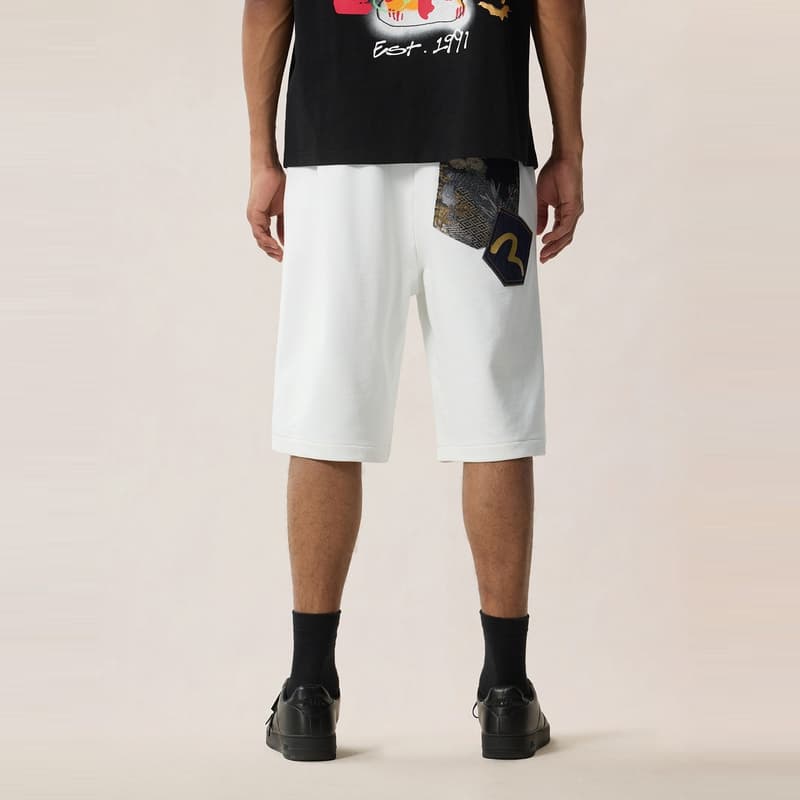 Шорты EVISU Мужские Повседневные Шорты - изображение 4