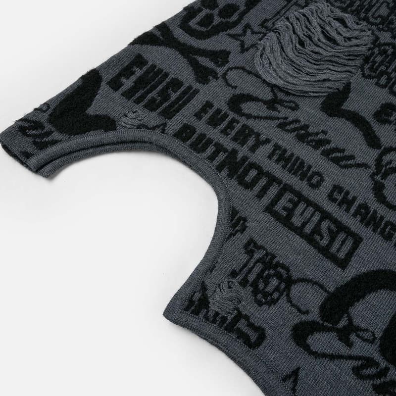 EVISU Темно-серый Женский Вязаный Длинный Юбка - изображение 6