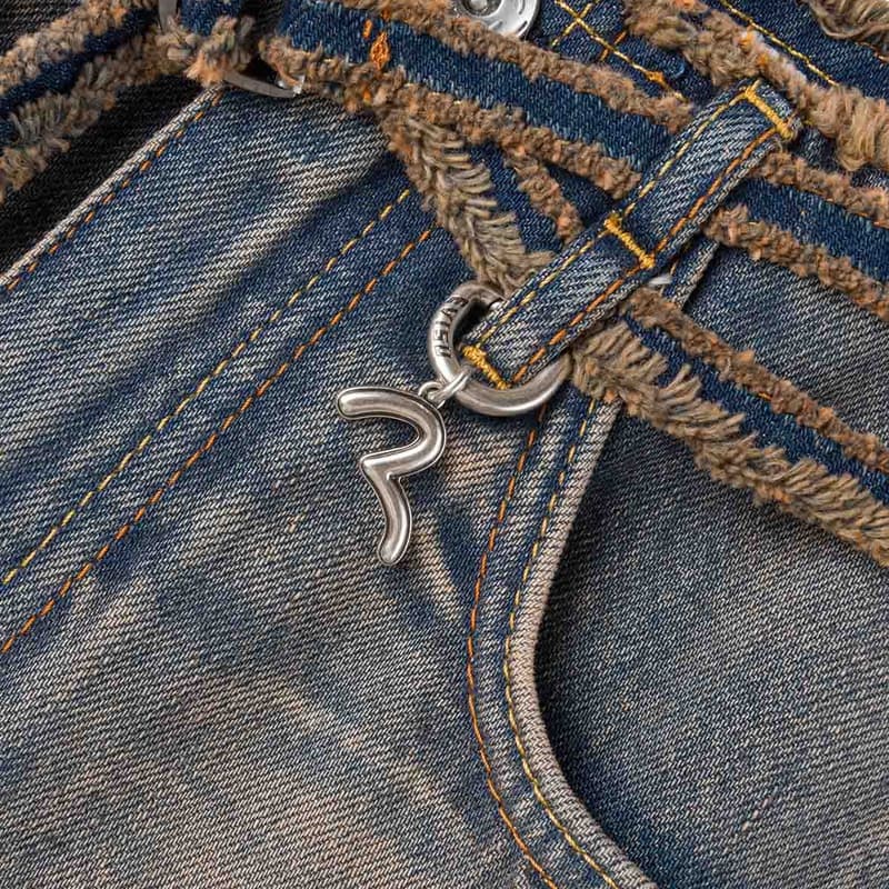 EVISU Джинсовые короткие юбки для женщин - изображение 5