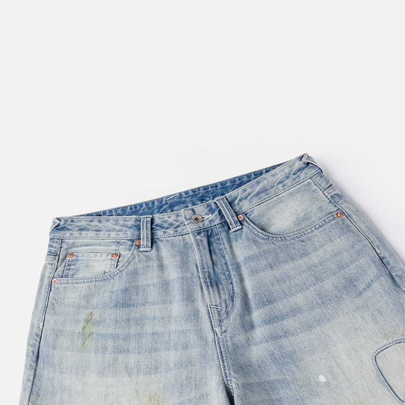 Штаны EVISU New Vintage 2025 Осенние Джинсы Мужские - изображение 5