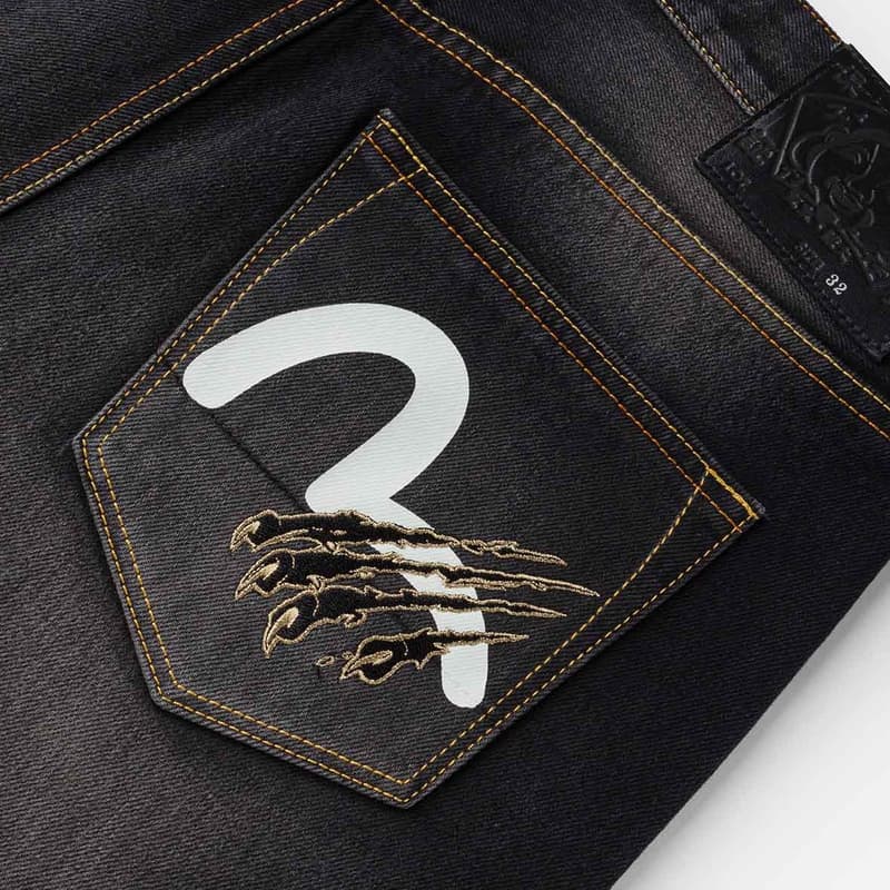 Джинсовые шорты EVISU Джинсовые шорты черного цвета для мужчин - изображение 5