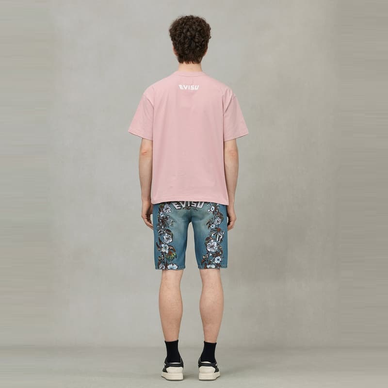 Джинсовые шорты EVISU SS25 2025 Летние Джинсовые Шорты Мужские - изображение 5