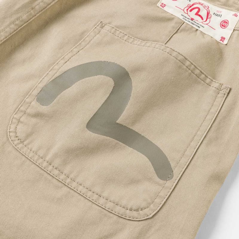 Шорты EVISU Мужские Повседневные Шорты - изображение 4