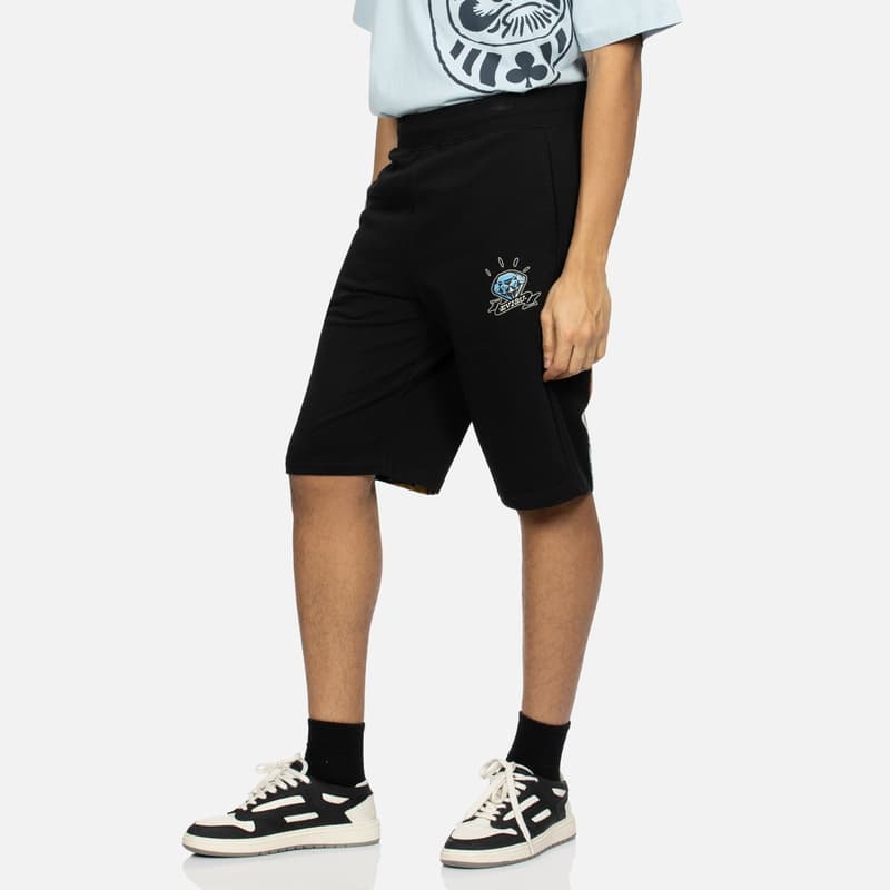 Шорты EVISU SS24 Black Shorts - изображение 4