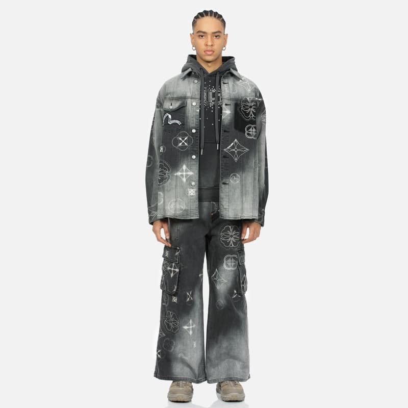 Джинсовая куртка EVISU SS24 - изображение 5