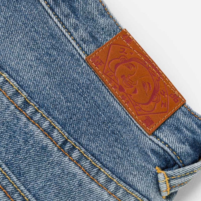Джинсы EVISU Джинсовый Синий Женские Джинсы - изображение 6