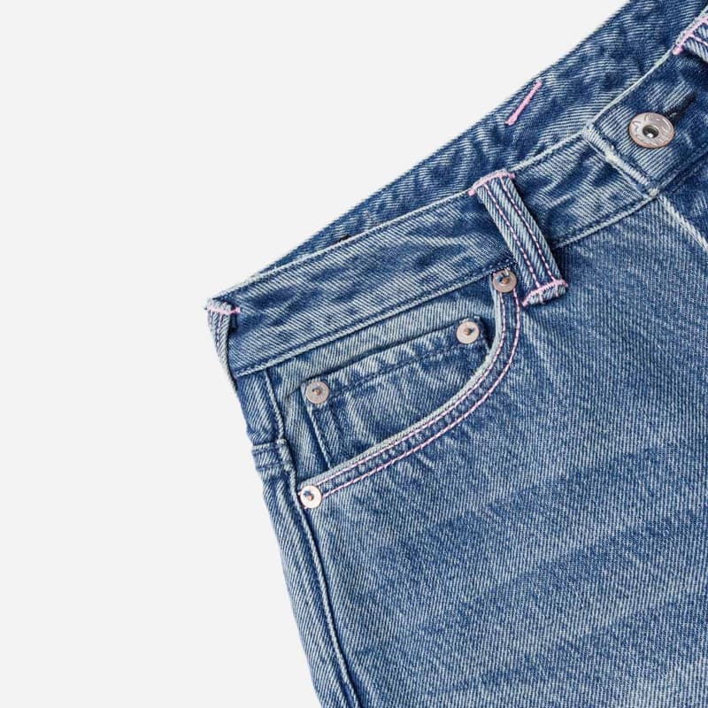 Джинсы Evisu Джинсовый Синий Женские Джинсы - изображение 6