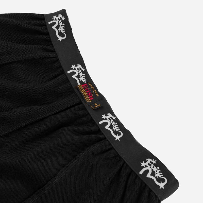 Штаны EVISU Черные Женские Повседневные Брюки - изображение 8