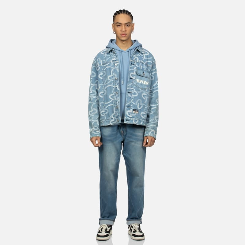 Джинсовая куртка EVISU SS24 - изображение 5