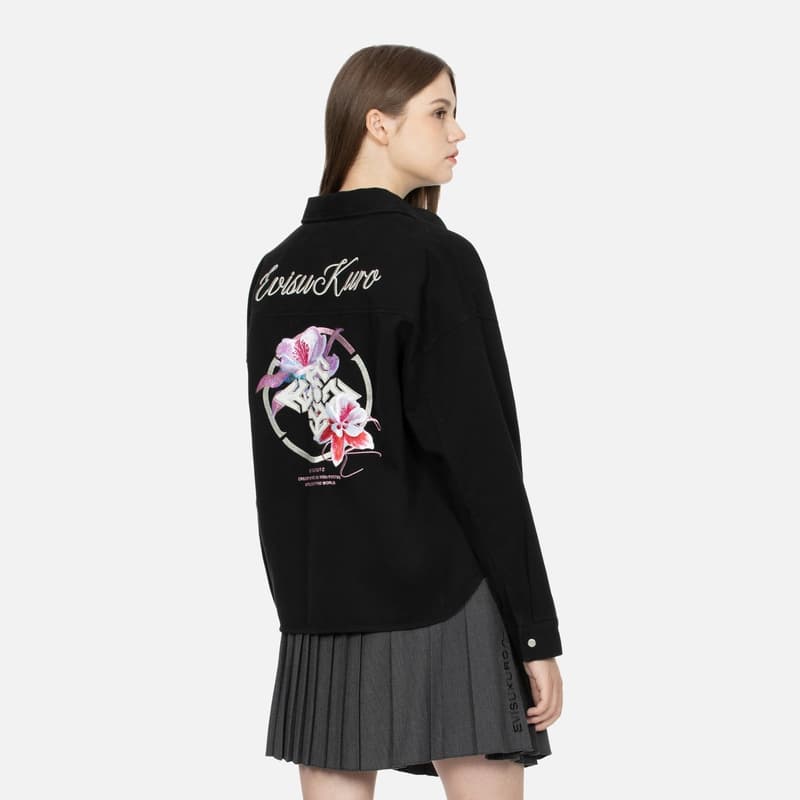 Куртка EVISU Черные Женские Куртки - изображение 3