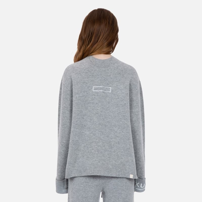 Кофта EVISU Трикотаж Женский Фотиния Серый - изображение 4
