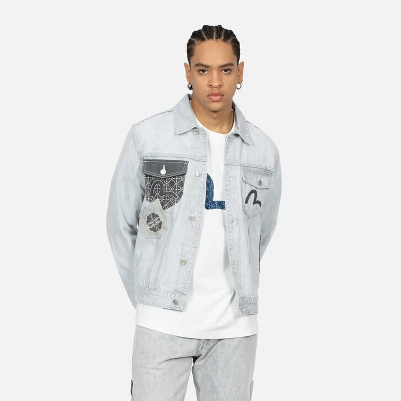 Джинсовая куртка EVISU Denim Jacket - изображение 3